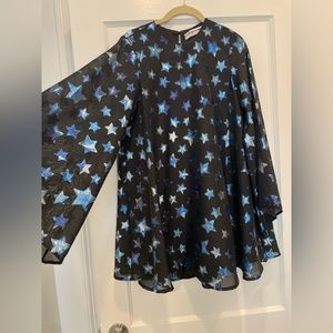 ASOS Black and Blue Star Dress - size 2
